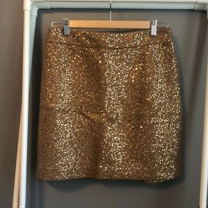 Anne Taylor LOFT Sequin Mini Skirt